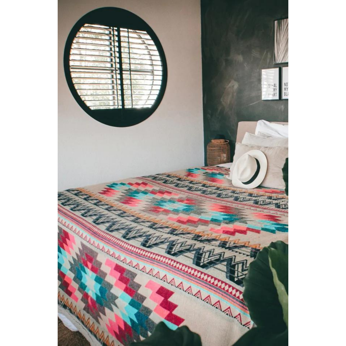 Ecuadorian alpaca blanket | native blanket | Antisana Pink