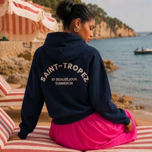 Hoodie Bleu marine Saint-Tropez Femme