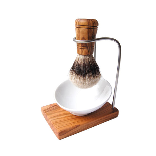 Shaving brush holder DESIGN PLUS incl. shaving brush