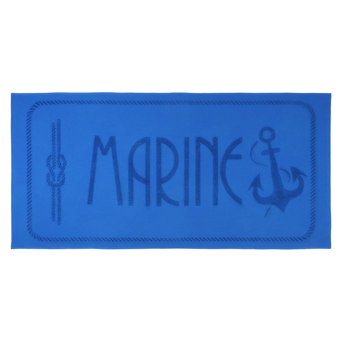 Anemoss Anchor Beach Towel – Blue, 140x70 cm/27.5x55 inches