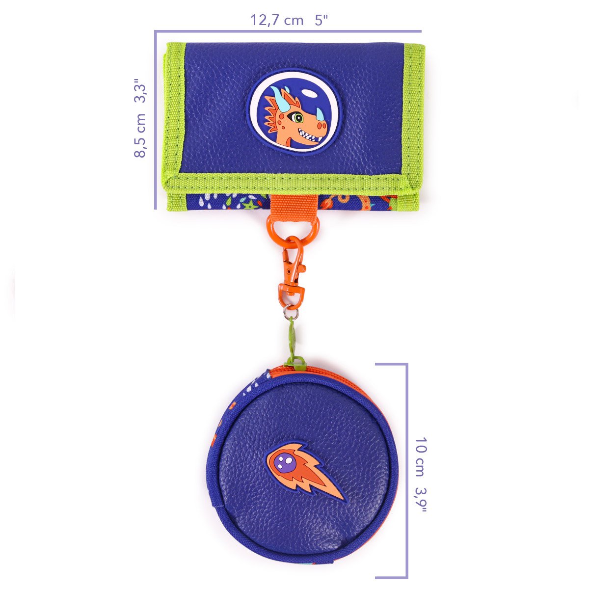 Milk&Moo Kids Wallet and Coin Purse Ponix