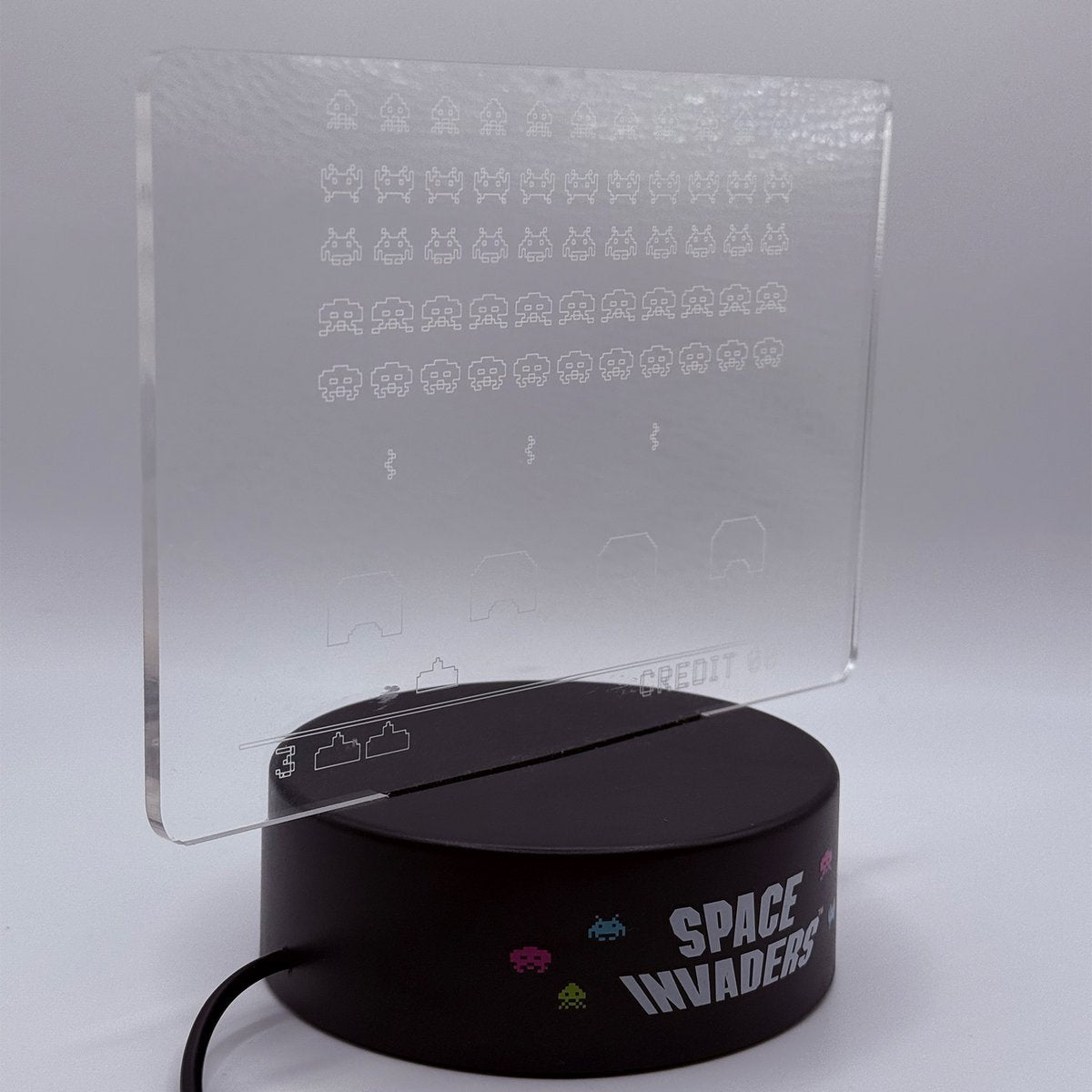 Space Invaders - Acryl Lampe