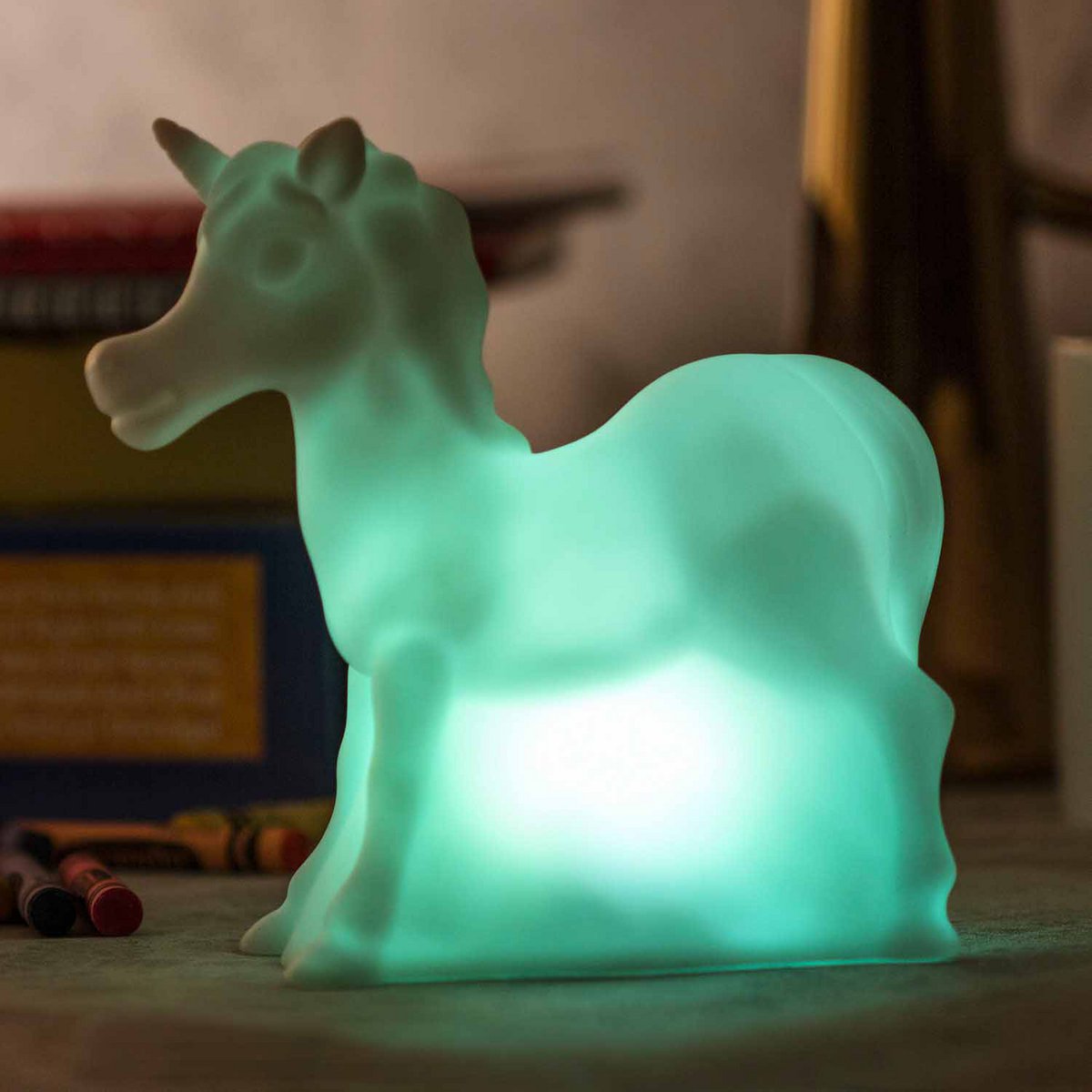 LED mood lamp "unicorn" (with color change)