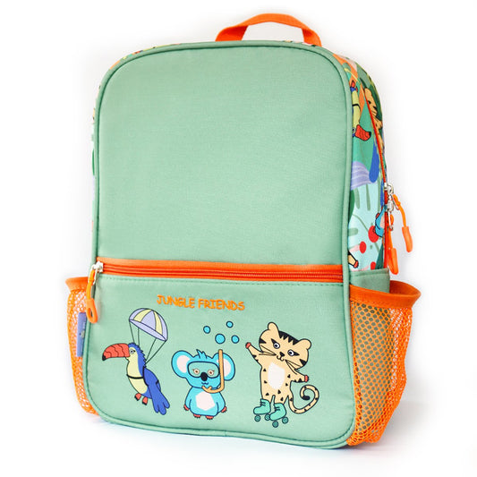 Milk&Moo Kids Backpack Jungle Friends, Lightweight, Comfortable Fit