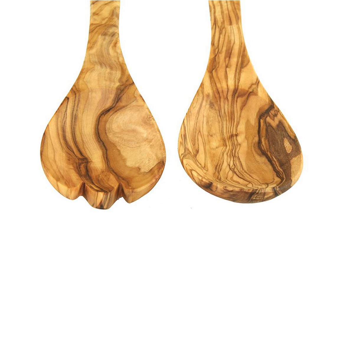 Personalized Olive Wood Salad Servers 30 cm