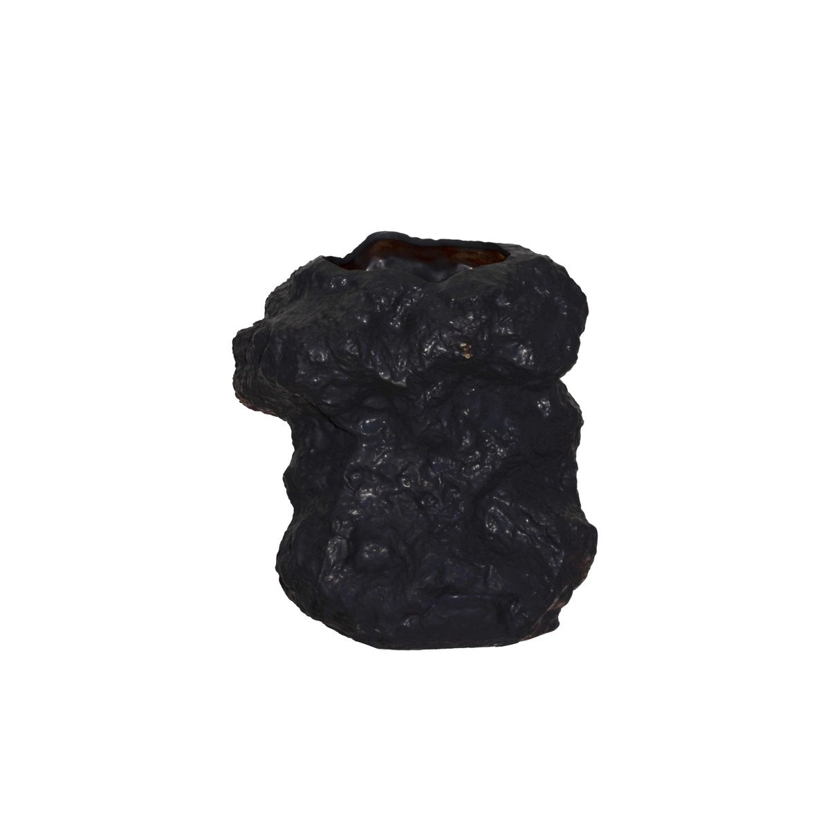 Ceramic vase w. look of rock, trendy natural design.CHU32ZW