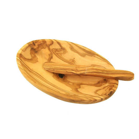 Butter bowl with butter knife
