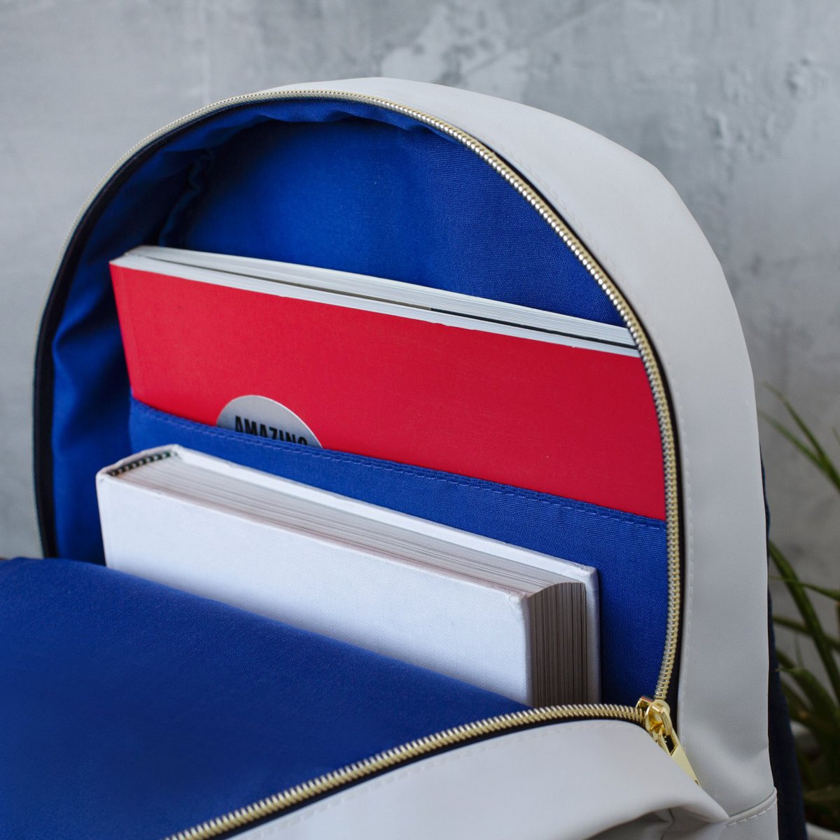 NASA backpack "Backpack" white