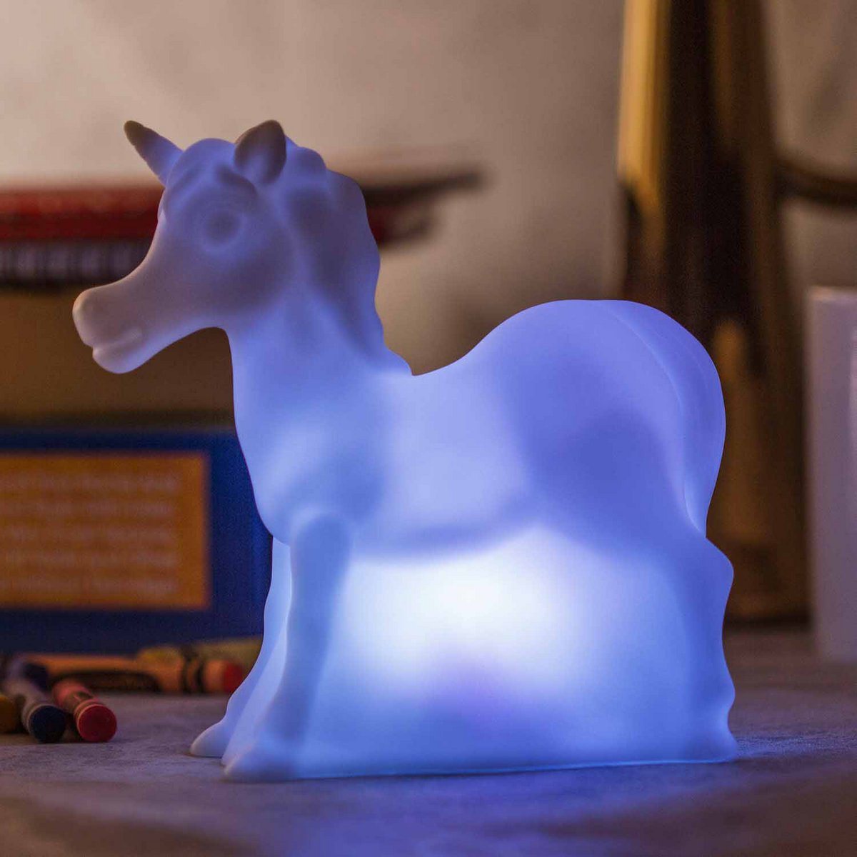LED mood lamp "unicorn" (with color change)