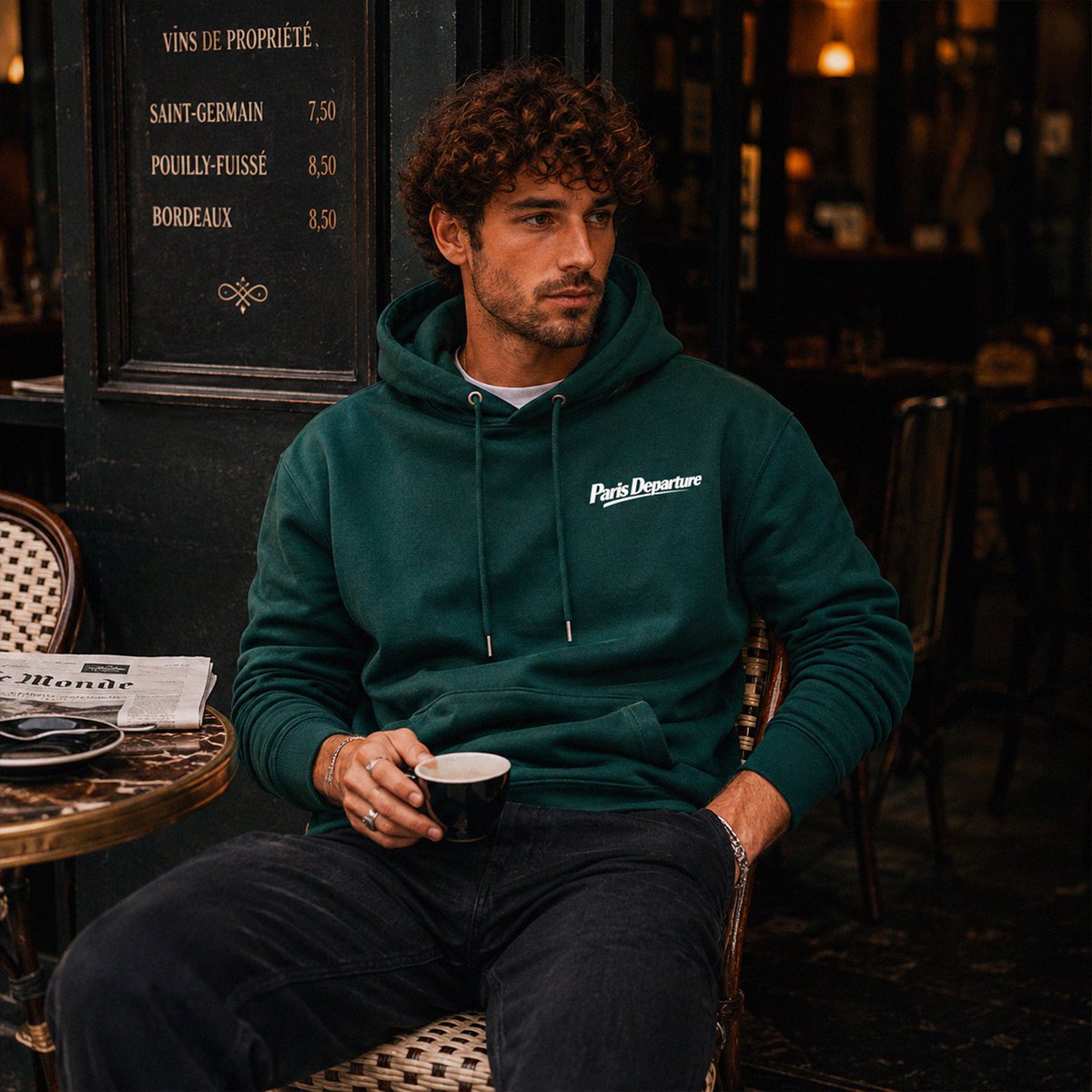 Paris Departure Hoodie — Beauséjour Orient Express