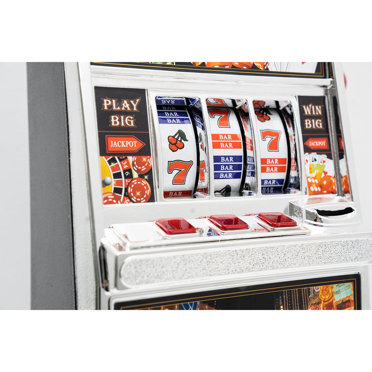 Slot Machine XL - slot machine with money box (incl. light and sound)