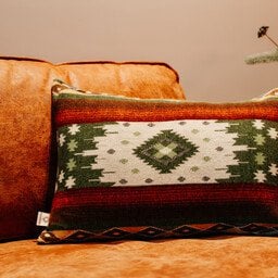 Pillow Native Quilotoa Green- 40x60cm