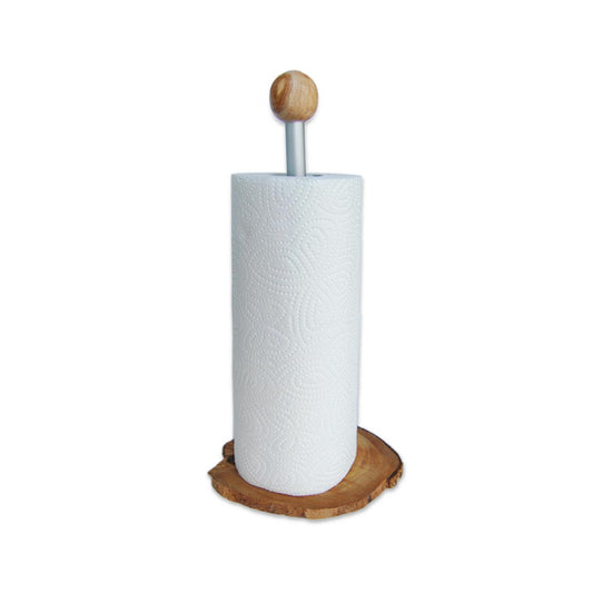 Kitchen roll holder classic olive wood