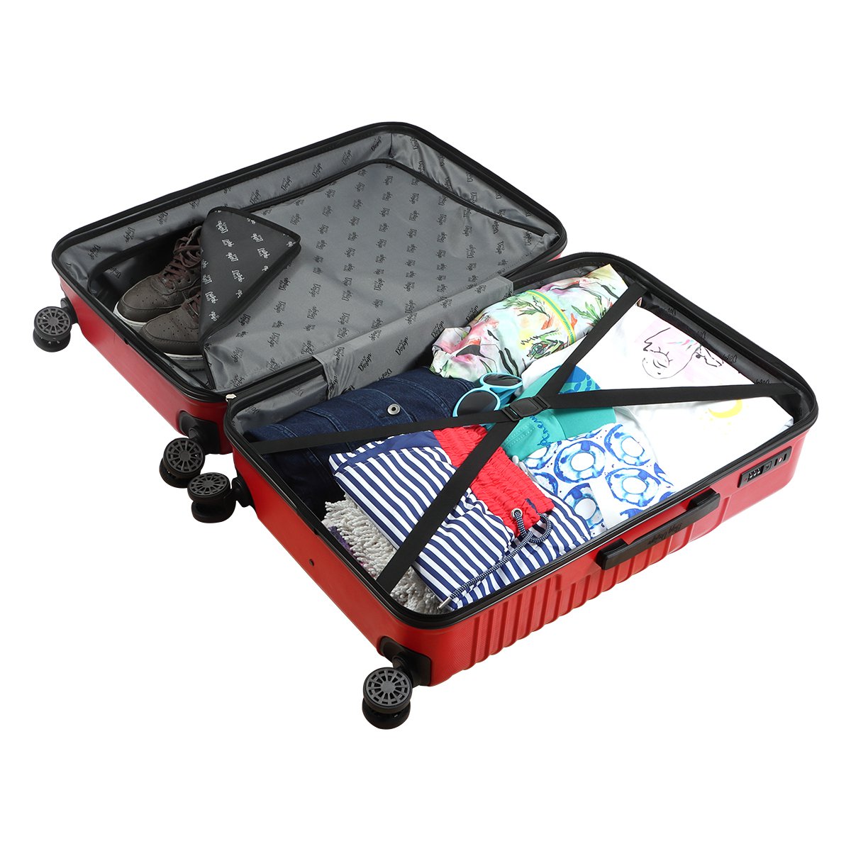 Biggdesign Cats Red Hand Luggage