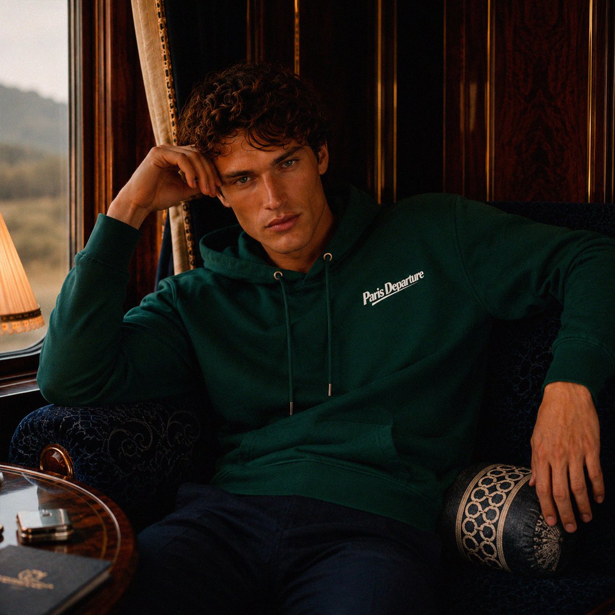 Paris Departure Hoodie — Beauséjour Orient Express