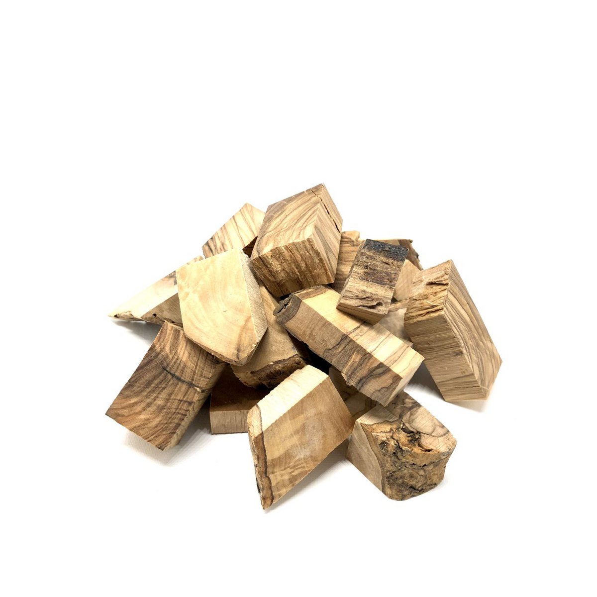 Smoking wood for smoking olives, here 1 kg chunks or wooden blocks