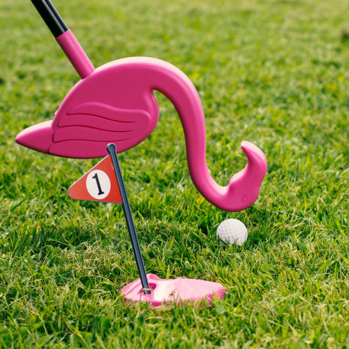"Flamingolf" golf set