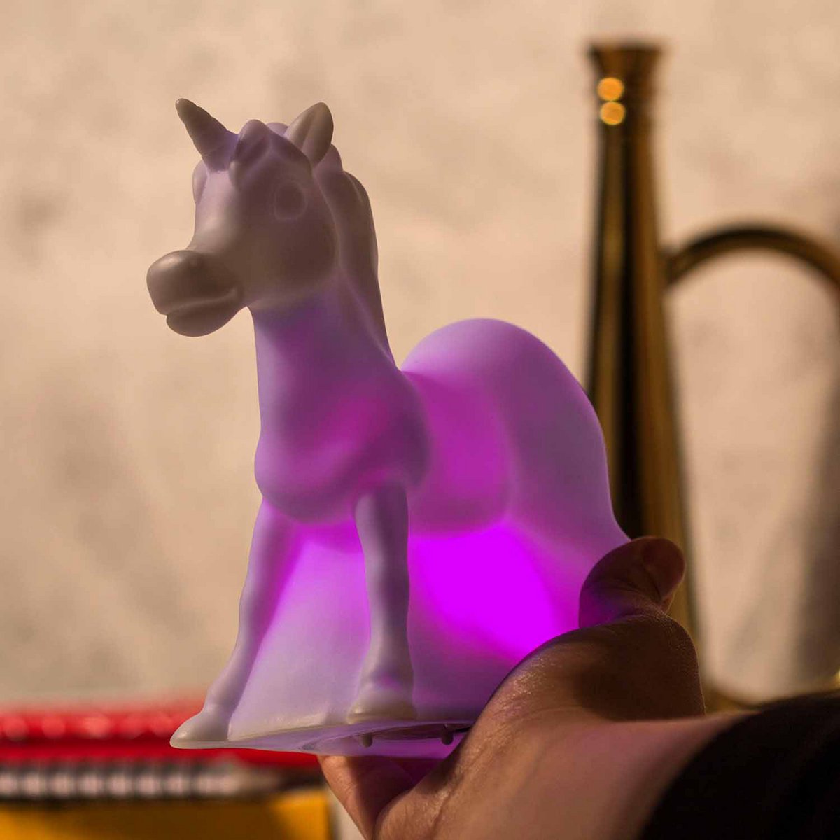 LED mood lamp "unicorn" (with color change)