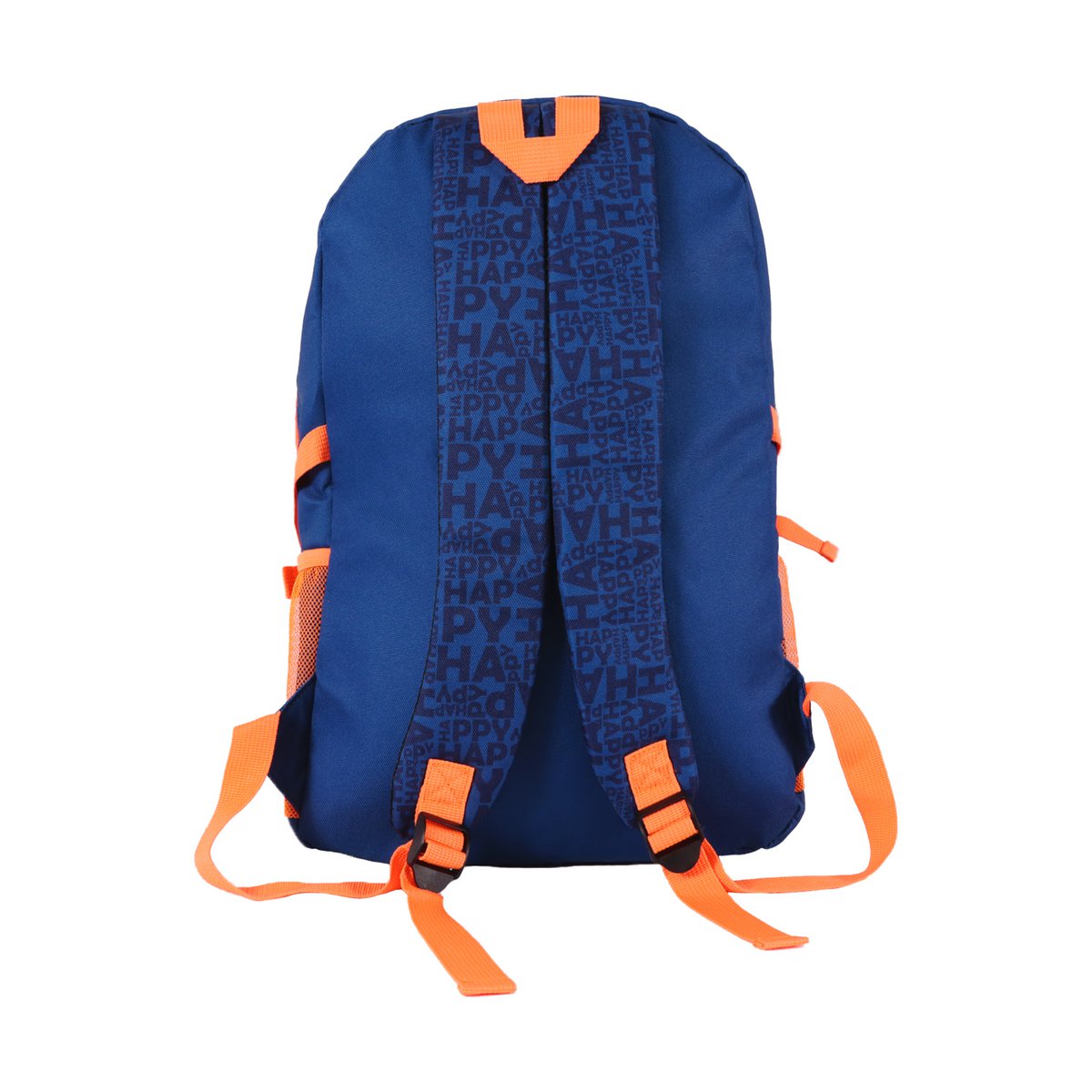 Biggdesign Moods Up Happy Unisex Laptop Backpack, Waterproof, 12.6x7.8x16.5 in, For School, Daily Use And Travel, Navy blue