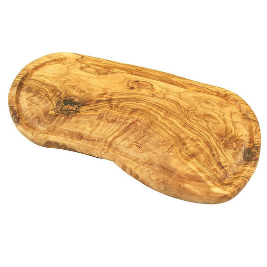 Steak board RUSTIC (length approx. 40 - 44 cm) with juice groove & without handle
