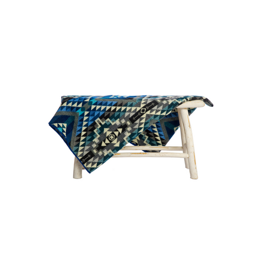 Ecuadorian alpaca mini blanket | native blanket | Mini Chimborazo Black