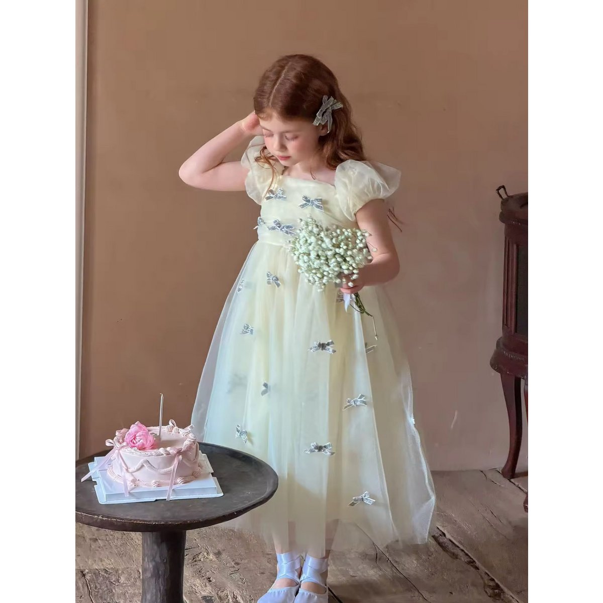 Bea Tulle Bow Detail Dress