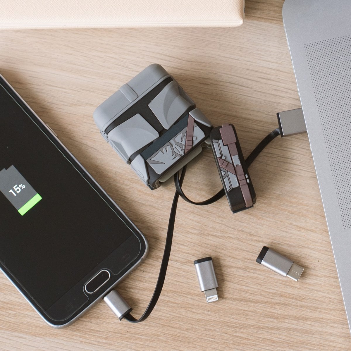 PowerSquad - Flip Retractable Cable "The Mandalorian"