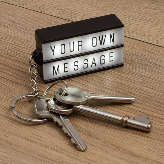 LED retro light box - keychain (mini light box)