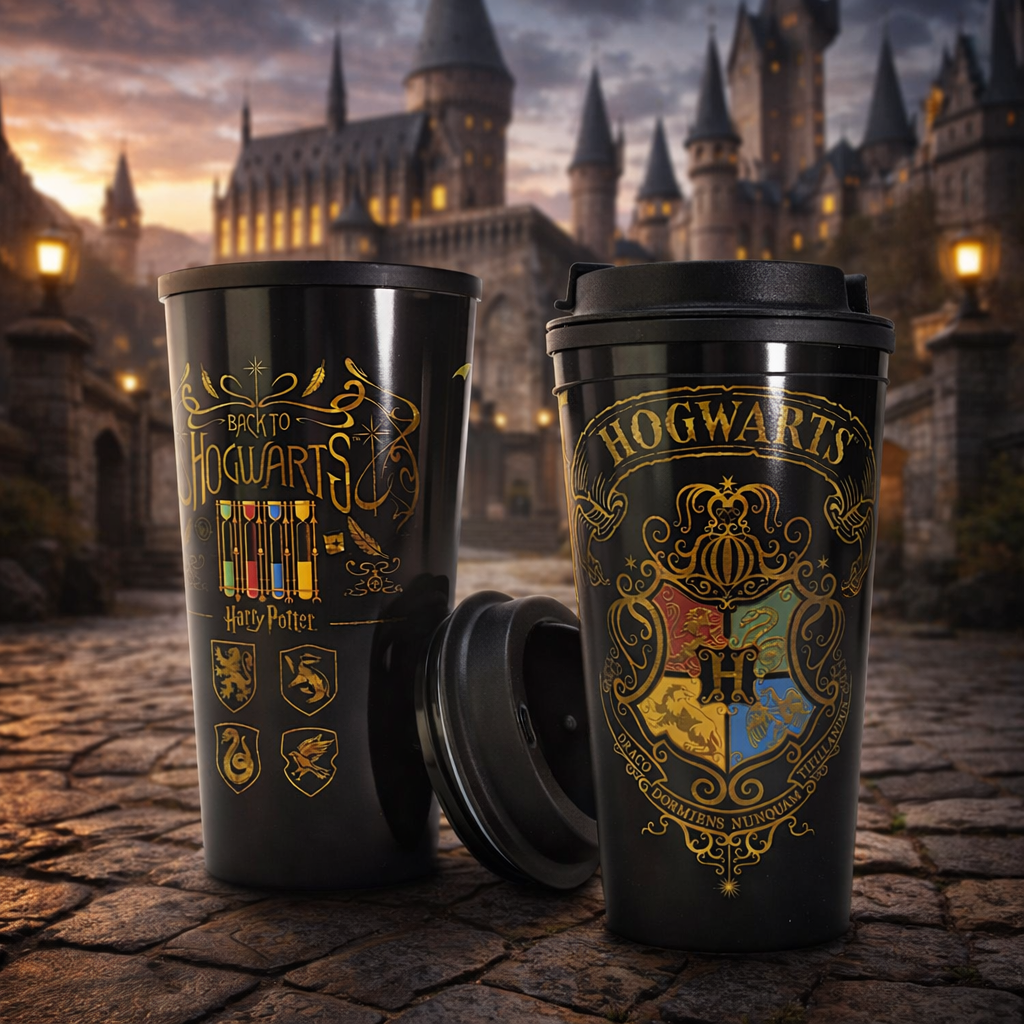 Harry Potter thermal coffee mug, coffee cup on the go