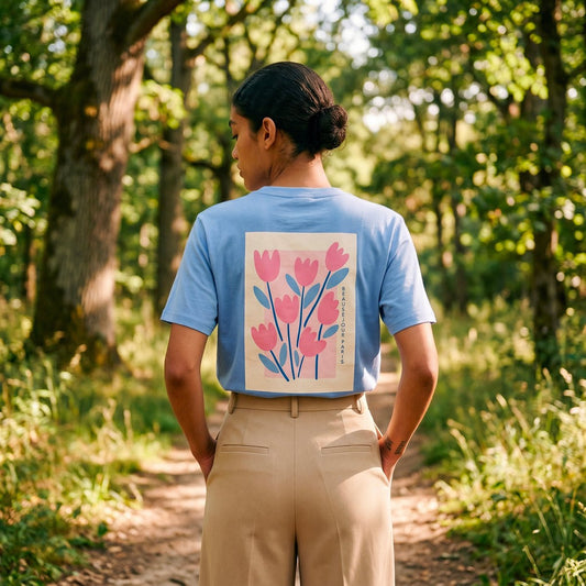 T-Shirt Beauséjour Paris en fleurs
