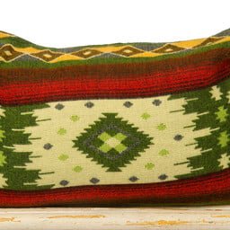 Pillow 40x60cm - Native Quilotoa Green - including duck feather innner cushion