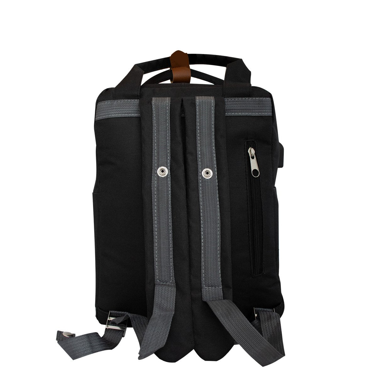 Biggdesign Dogs USB Laptop Backpack, 14” Laptop Compatible, Water-Resistant, Lightweight, Unisex, Black