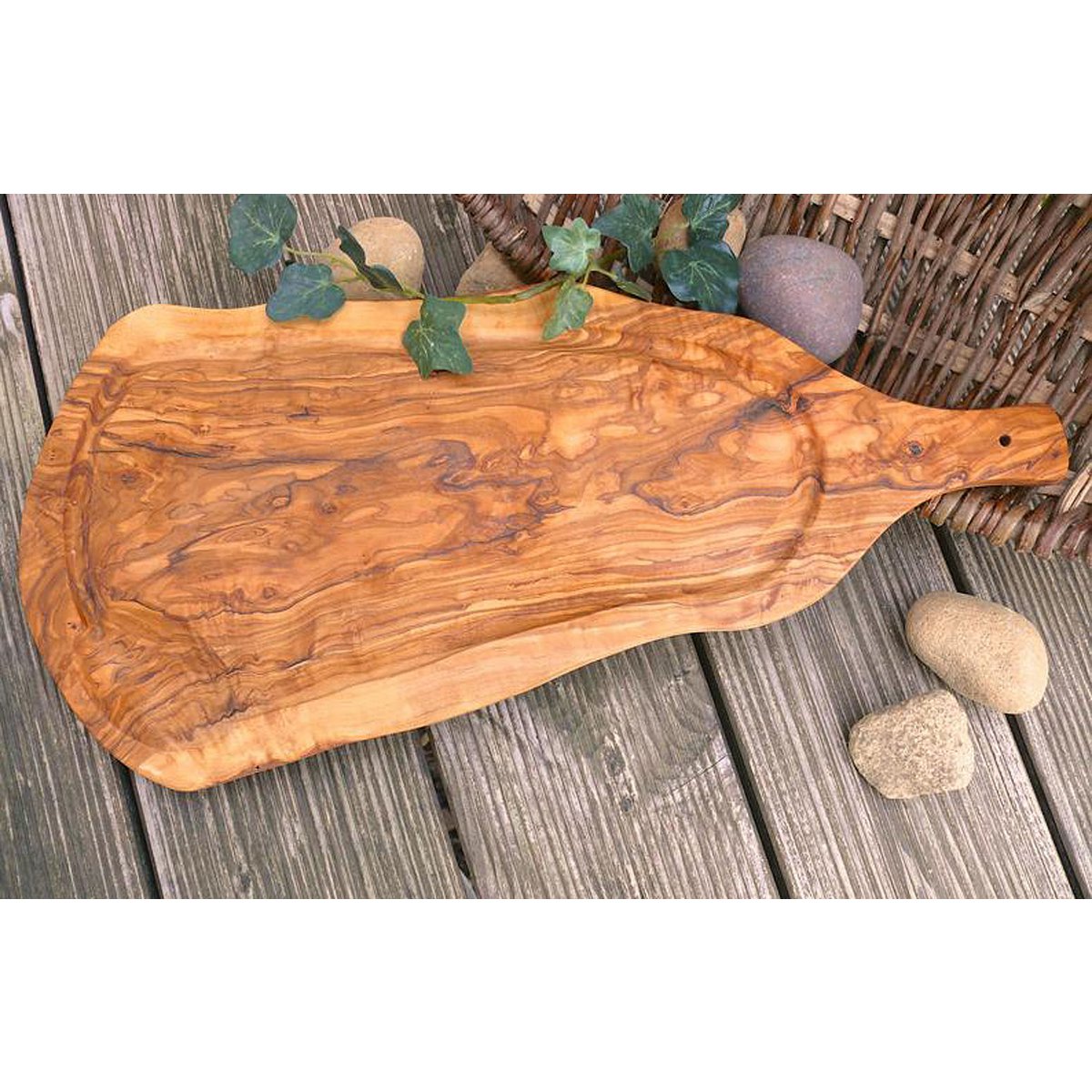 Carving board (L 45-49 cm) with juice groove & handle