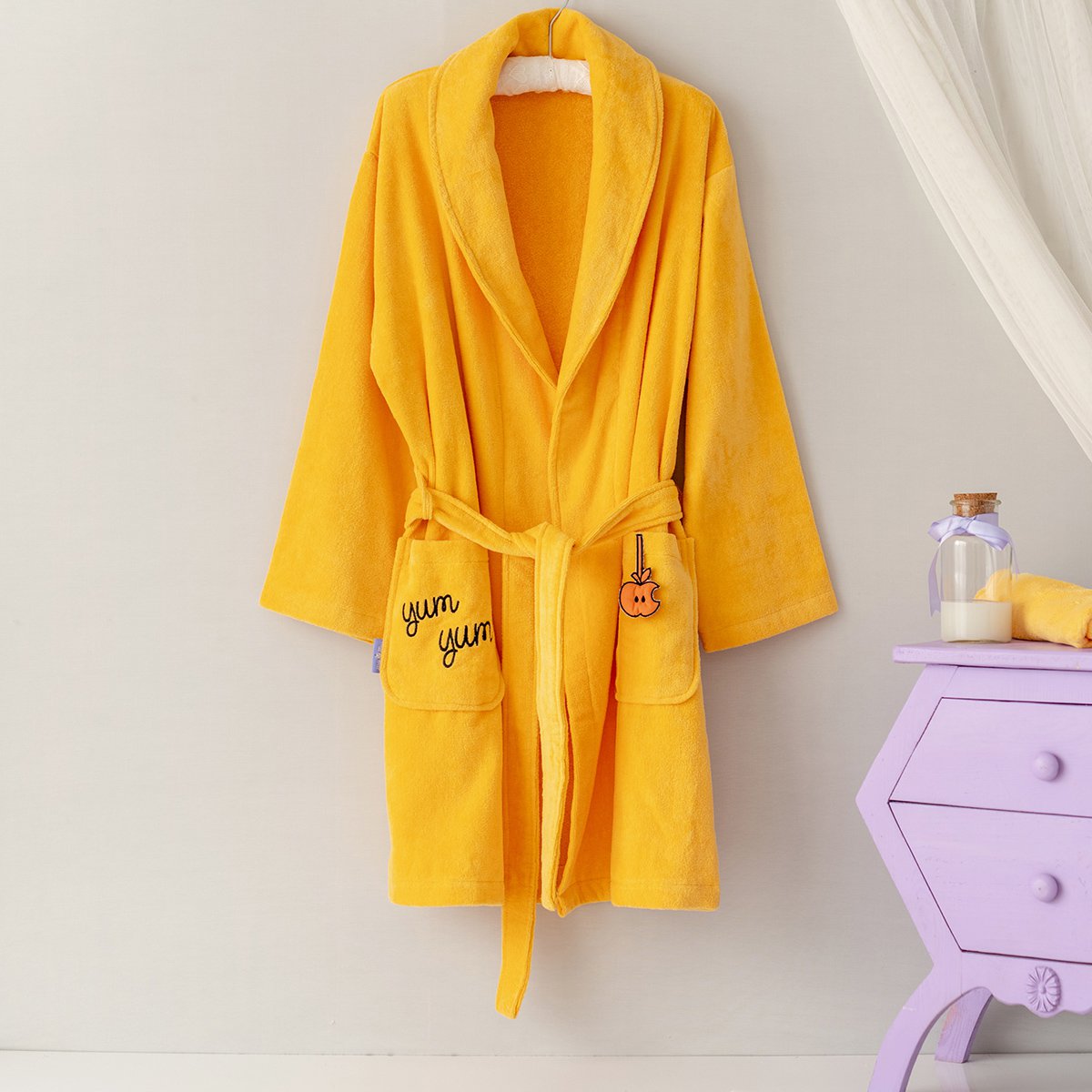 Milk&Moo Bathrobe For Women, Womens Ultra Soft Towel Robe, 100%Cotton, Sleepwear, Spa