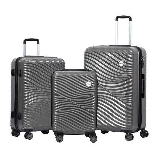 Biggdesign Moods Up Hard Luggage Sets, Antracite, 3 Pcs. 44 - 66 - 99 lbs