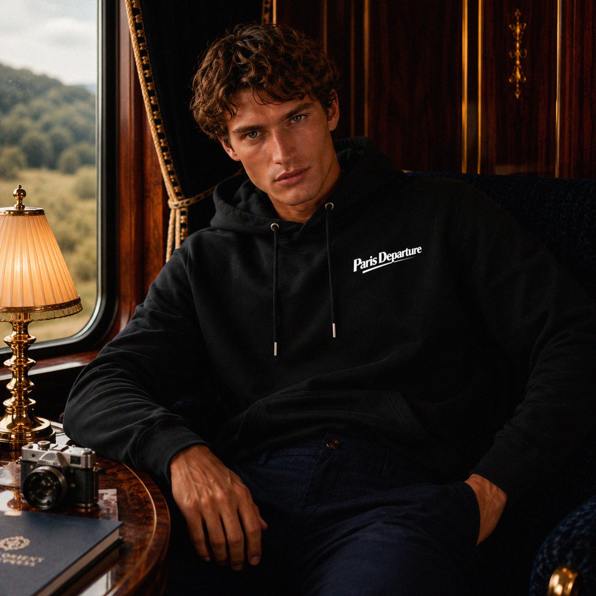 Paris Departure Hoodie — Beauséjour Orient Express