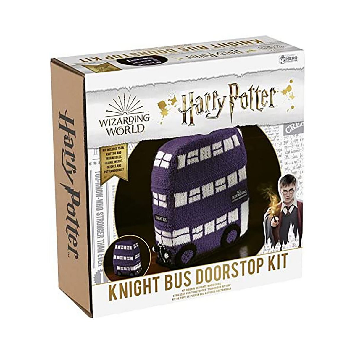 Harry Potter - Knight Bus Doorstop Knit Set
