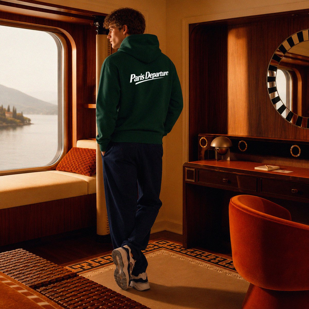 Paris Departure Hoodie — Beauséjour Orient Express