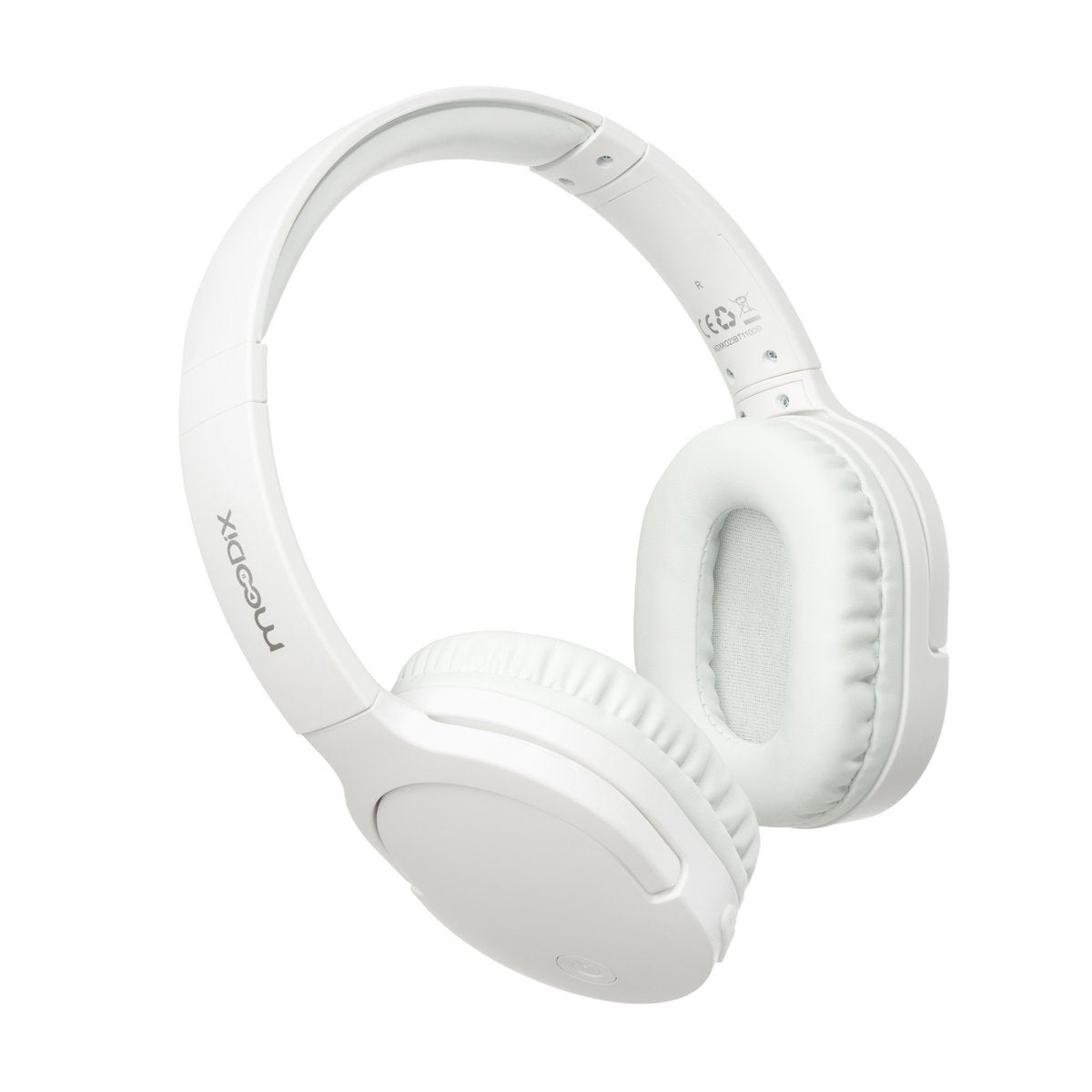 Moodix KO23BT1100W Bluetooth On-Ear Headphones, White