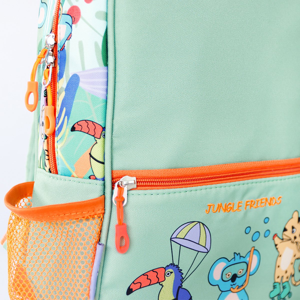 Milk&Moo Kids Backpack Jungle Friends, Lightweight, Comfortable Fit