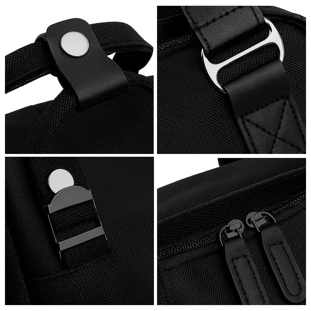 Biggdesign Dogs USB Laptop Backpack, 14” Laptop Compatible, Water-Resistant, Lightweight, Unisex, Black