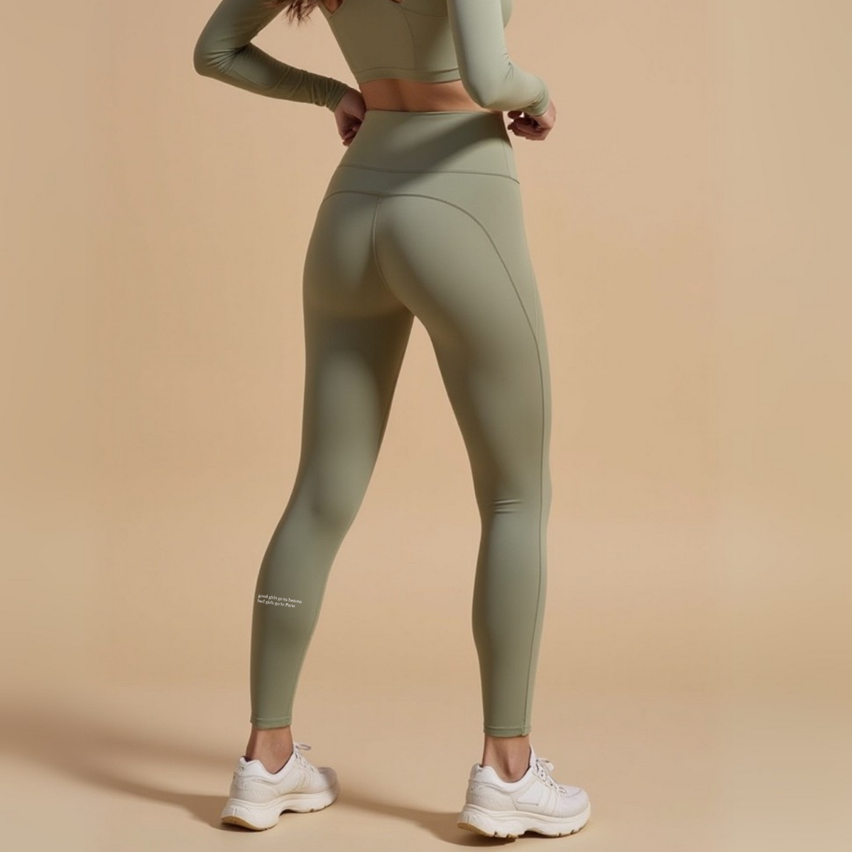 High-Waist Leggings – "BAD GIRLS GO TO PARIS"