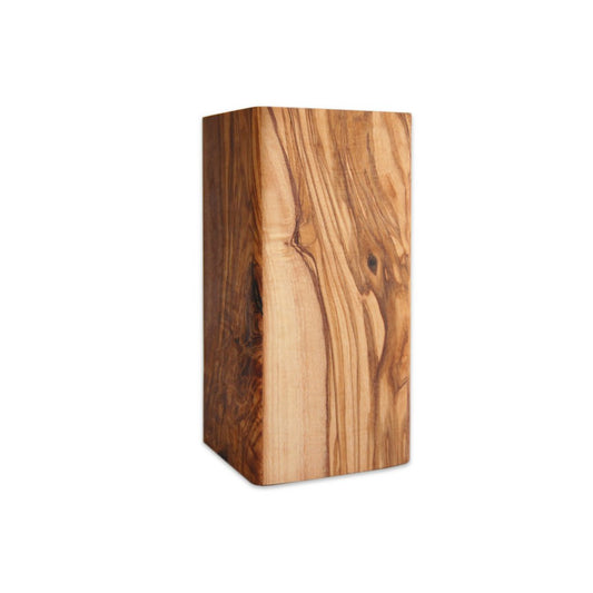Utensil cup SQUARE made of olive wood