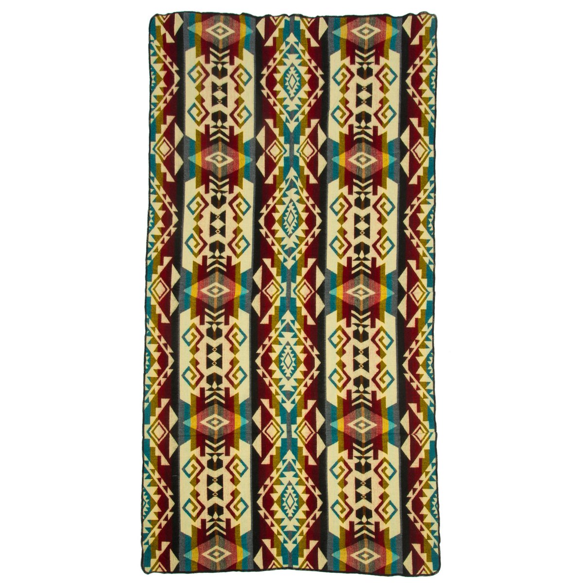 Ecuadorian alpaca mini blanket | native blanket | Mini Chimborazo Multicolor
