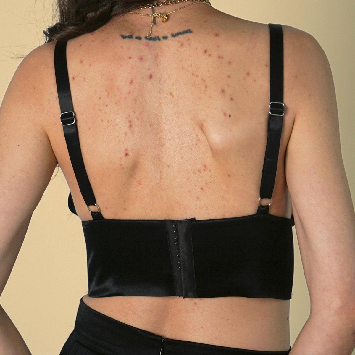 Top Bustier "LAVA" - Rot
