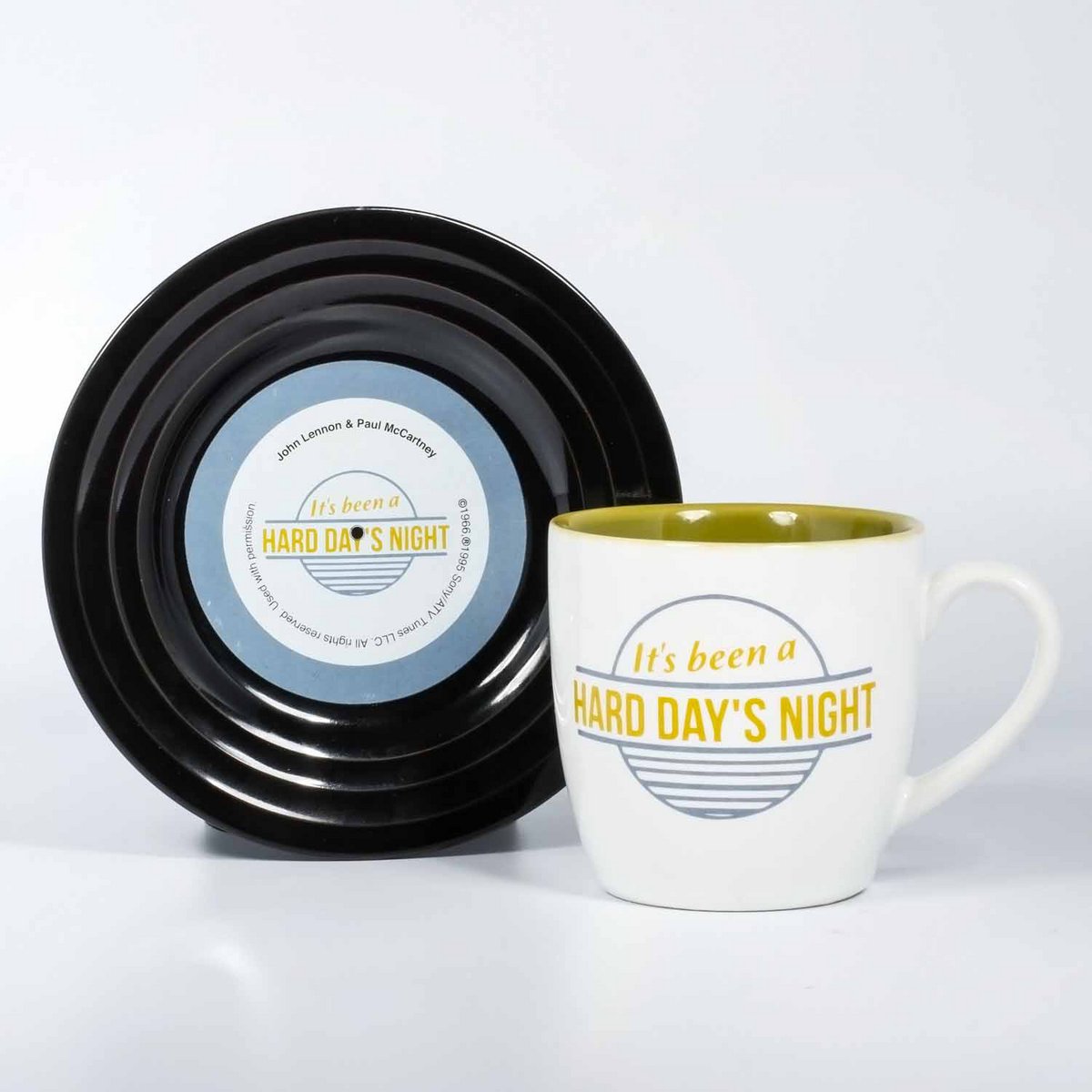 Mug set "Lyrical Mug" Hard Day's Night - Lennon & McCartney
