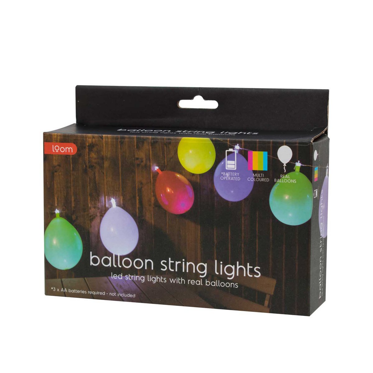LED light chain "Balloon" - Balloon String Lights