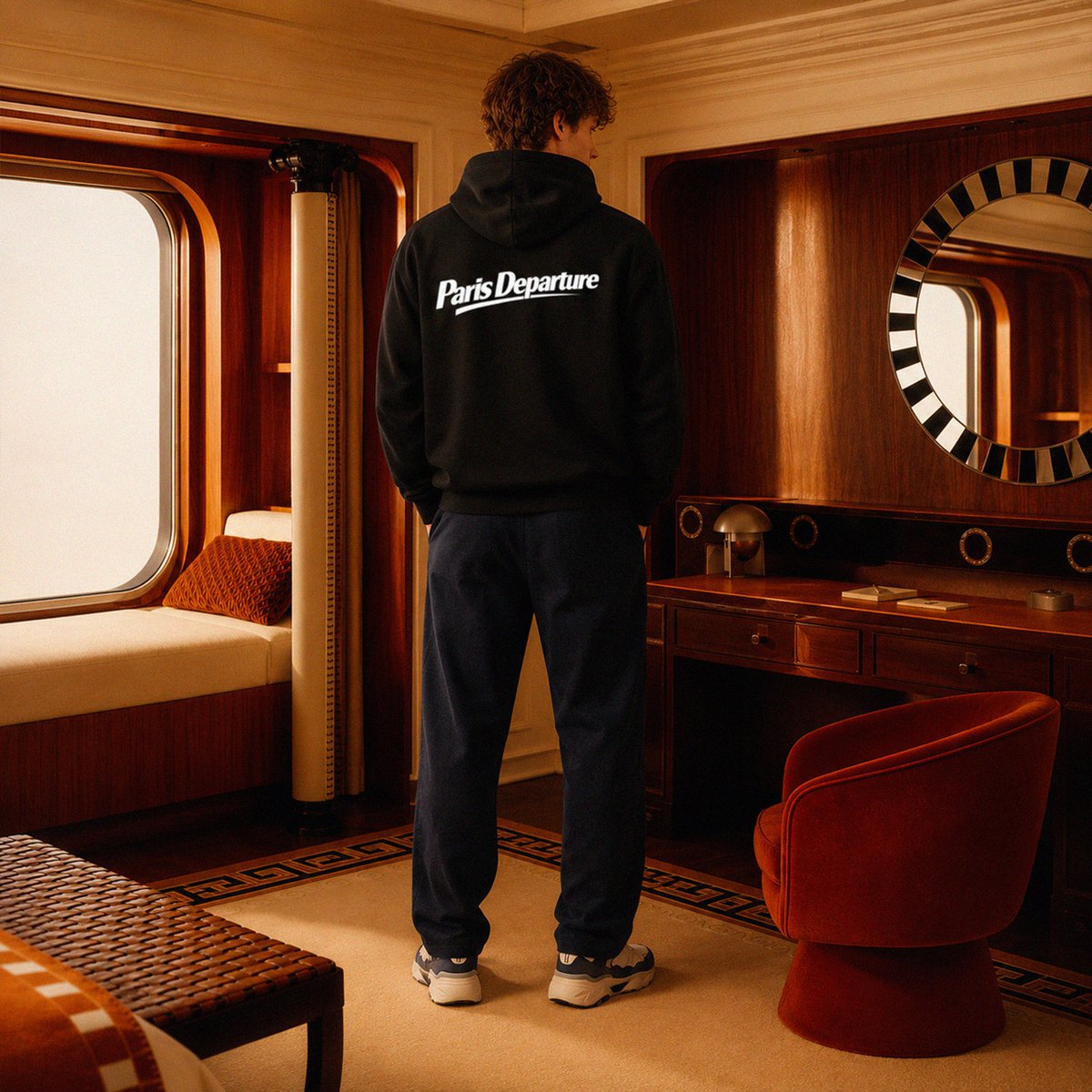 Paris Departure Hoodie — Beauséjour Orient Express