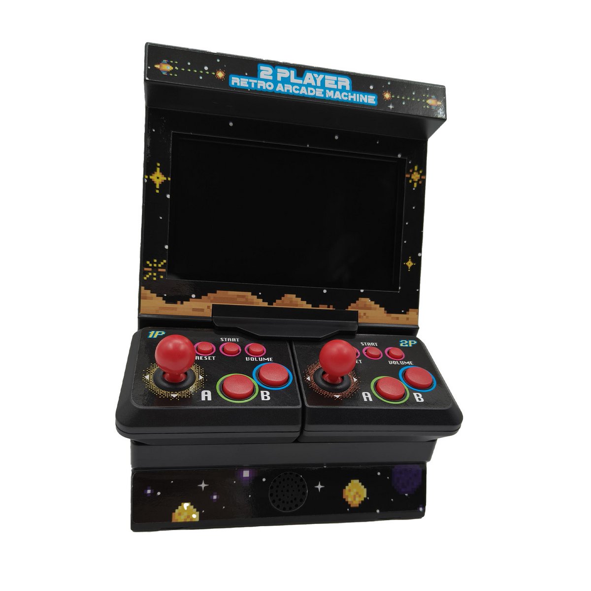 Mad Monkey - Retro Mini Arcade Machine with dual controller - incl. 300x 8-bit games