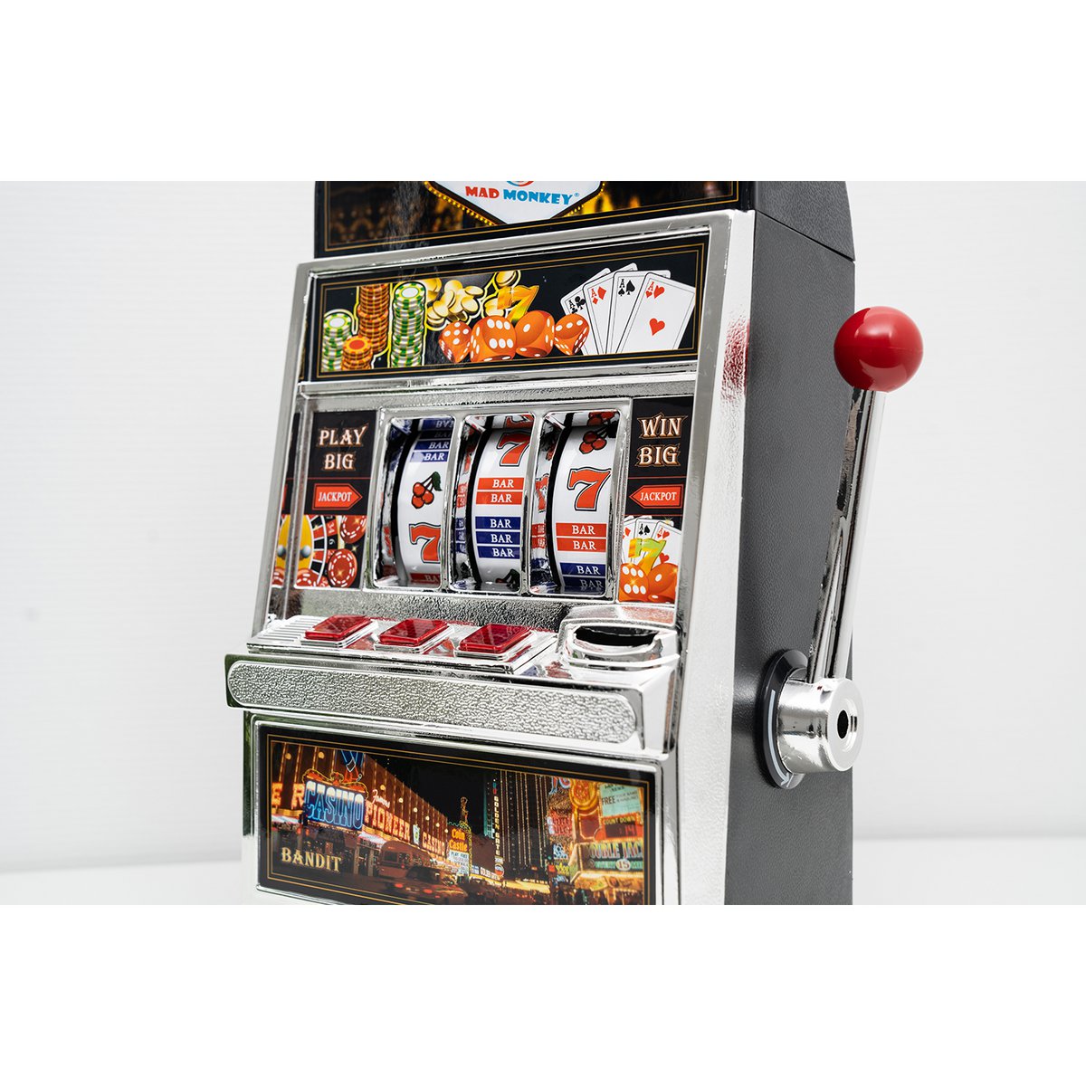 Slot Machine XL - slot machine with money box (incl. light and sound)